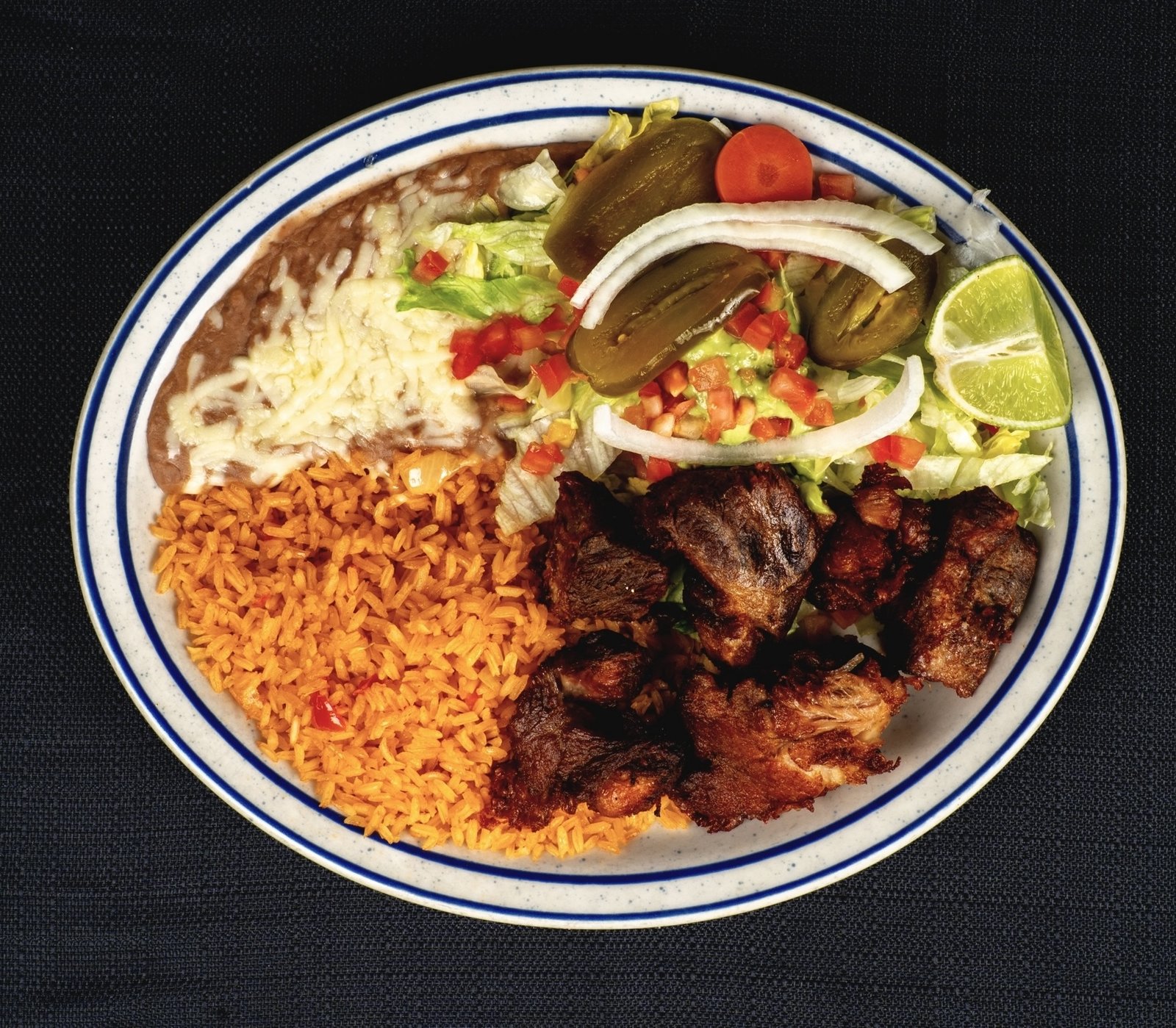 Dish Item from menu: Enchiladas