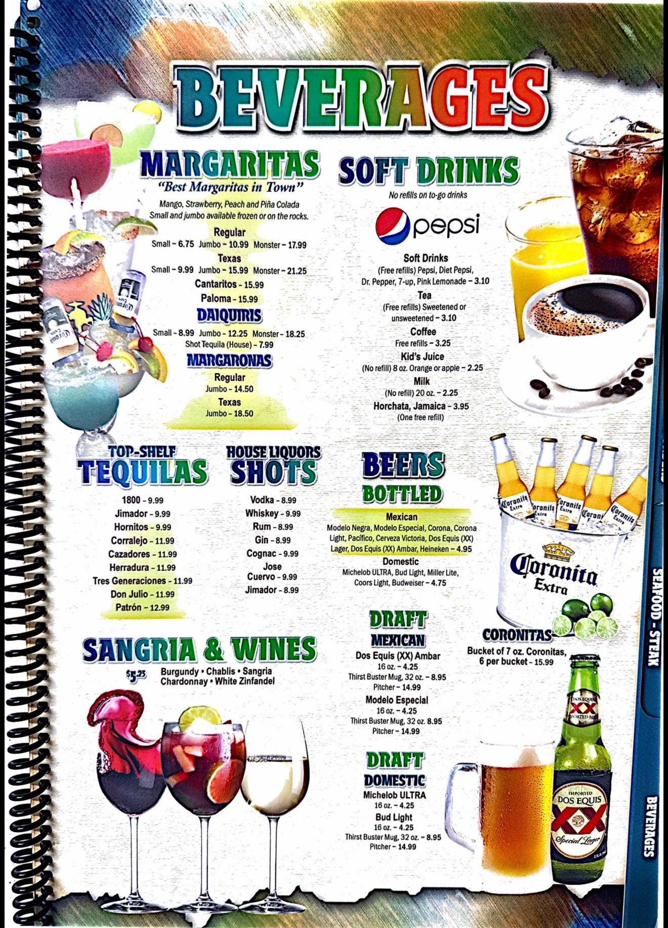 Menu Page 6